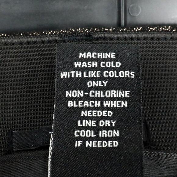 Lane Bryant Dress Pants Plus Sz 26 Black Gold Metallic The Allie Stretch Bootcut - Picture 10 of 10